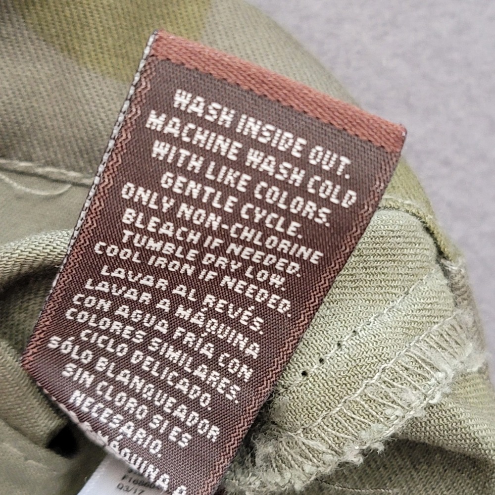 Knox Rose Camo Utility Jacket Embroidered Floral Boho Festival Womens Size XL - Picture 13 of 13